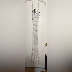 Vintage Free People Lace Hem Maxi Dress